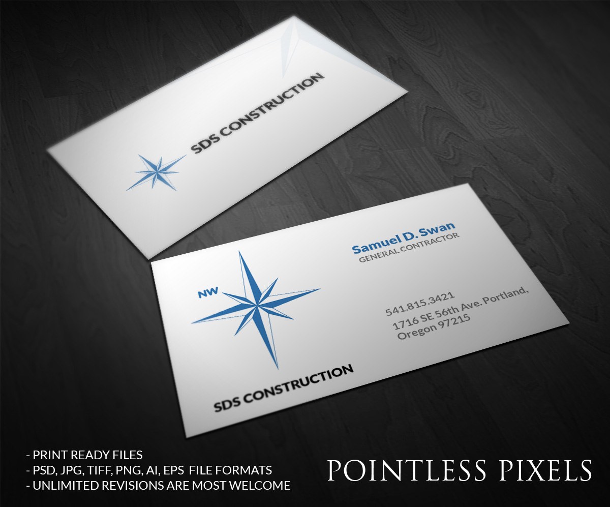 Diseño de Tarjeta de Presentación por Pointless Pixels India para este proyecto | Diseño #4816925