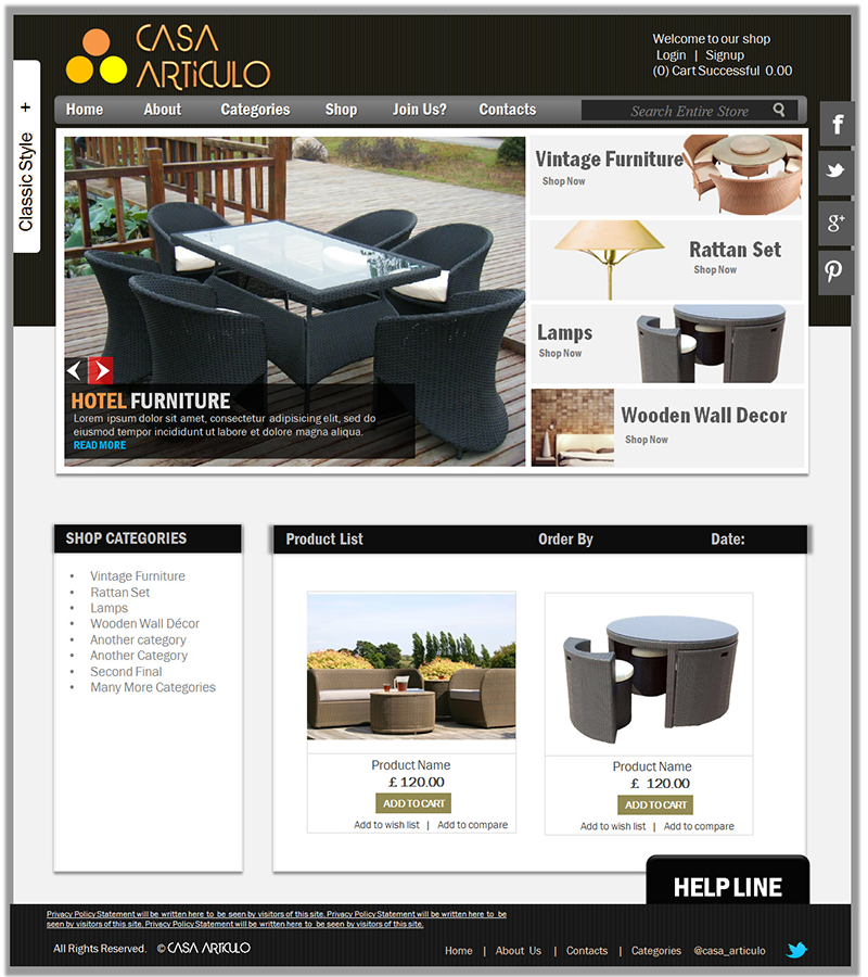 Web Design par peter witu pour ce projet | Design #4857680