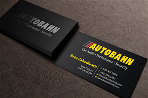 business card for an electronic retail store