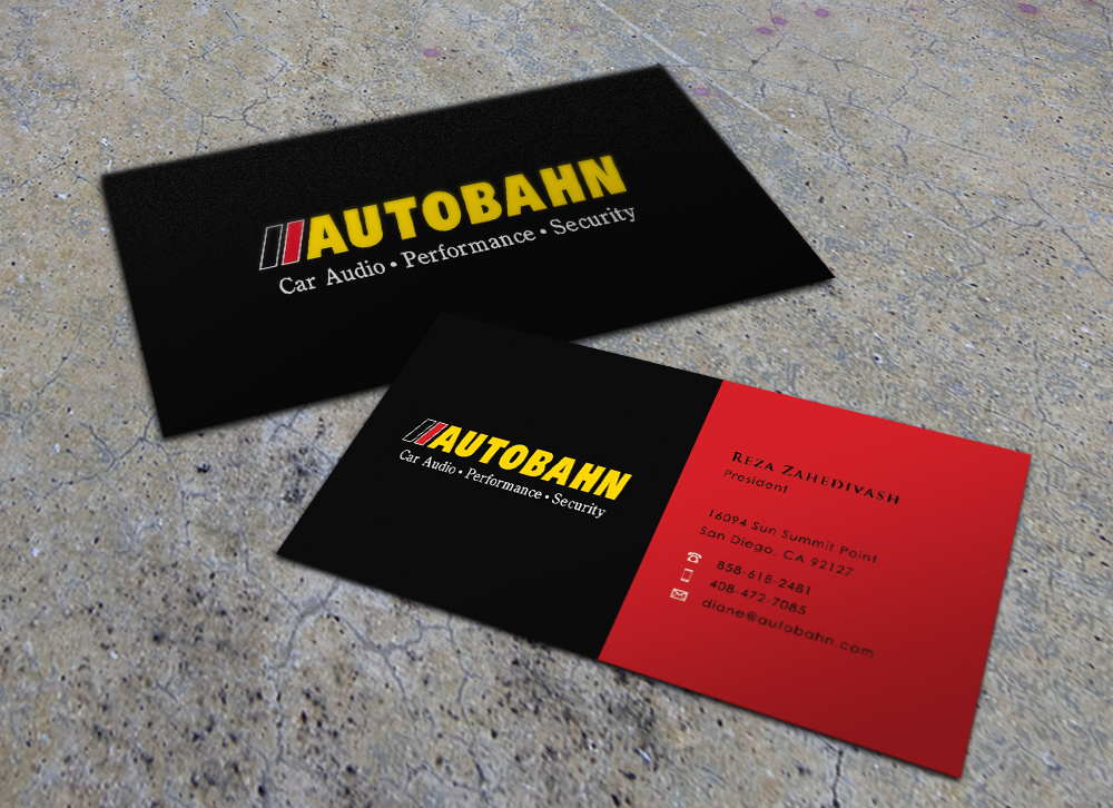 Business Card Design by Eggo May P for Autobahn | Design #4790852