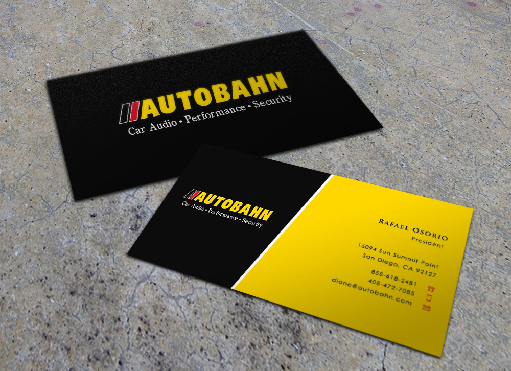 Business Card Design by Eggo May P for Autobahn | Design #4790859