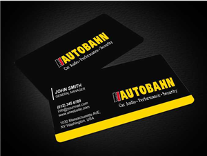 Business Card Design by AwsomeD for Autobahn | Design #4794185