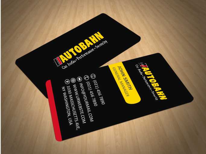Business Card Design by AwsomeD for Autobahn | Design #4794187