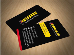 Business Card Design by AwsomeD for Autobahn | Design: #4794187