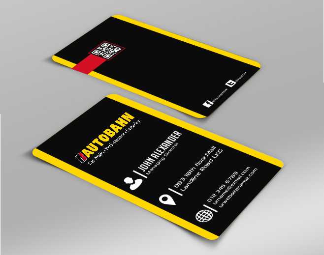 Business Card Design by AwsomeD for Autobahn | Design #4794189