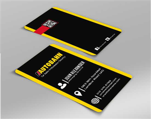 Business Card Design by AwsomeD for Autobahn | Design: #4794189