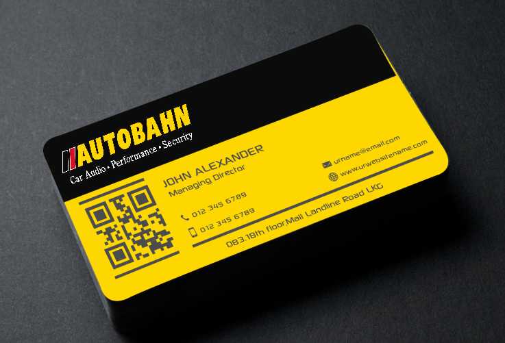 Diseño de Tarjeta de Presentación por AwsomeD para Autobahn | Diseño #4794192