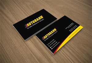 Business Card Design by szabist for Autobahn | Design: #4794399