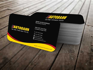 Business Card Design by szabist for Autobahn | Design: #4794402