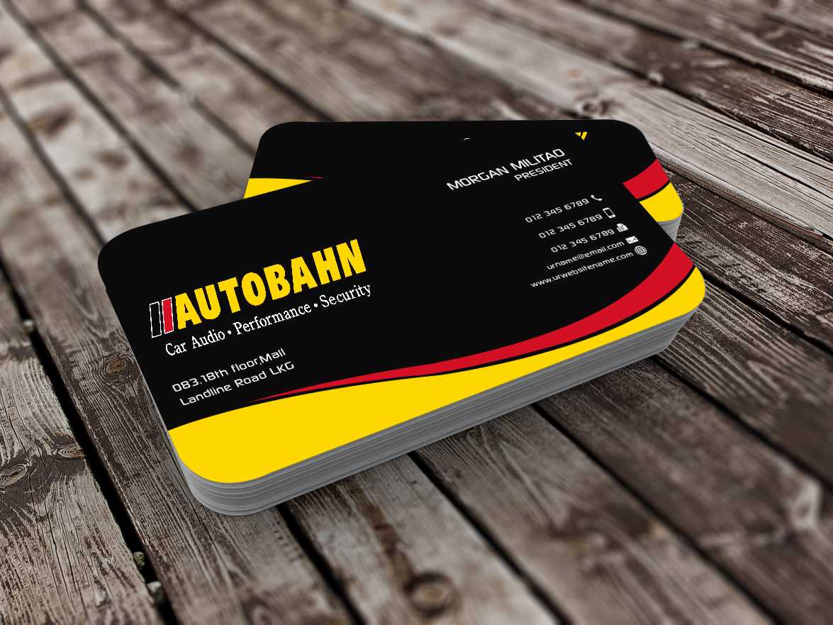 Business Card Design by szabist for Autobahn | Design #4794403
