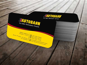 Business Card Design by szabist for Autobahn | Design: #4794408