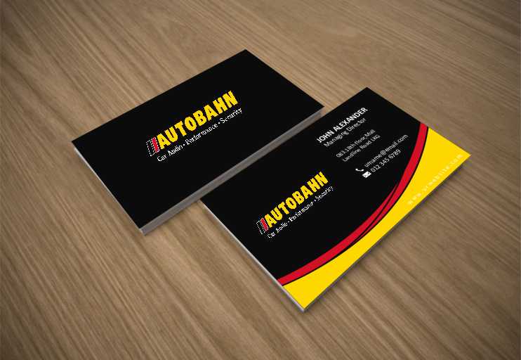 Business Card Design by szabist for Autobahn | Design #4794410