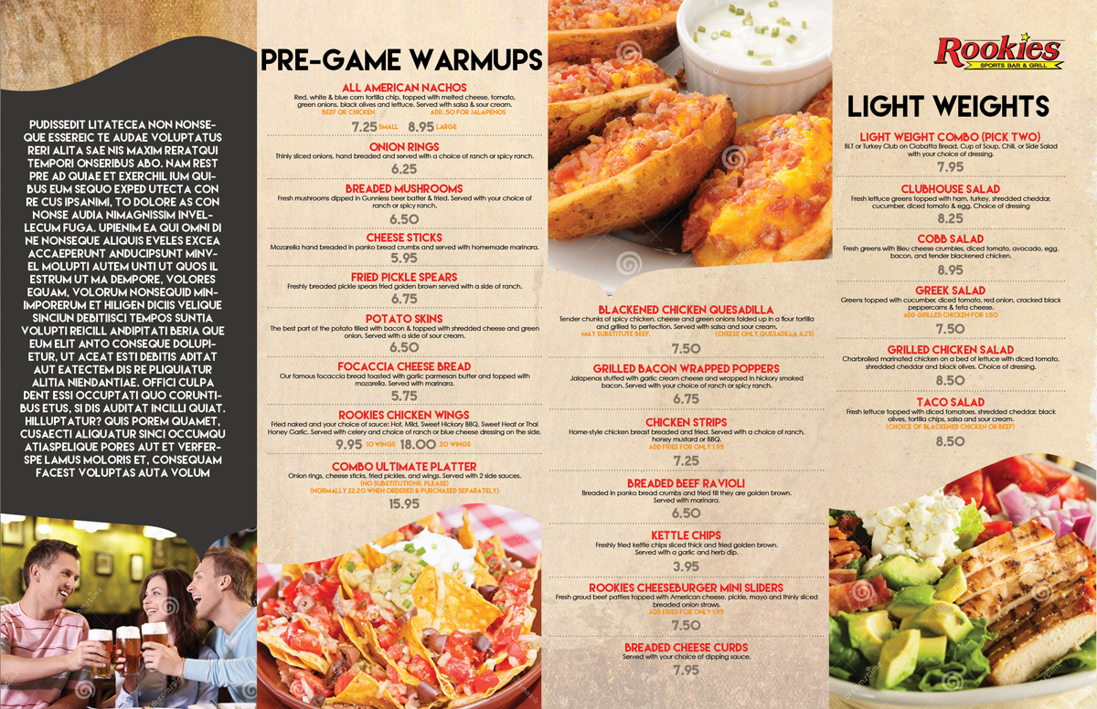 Design de Menu par Raven Designs 2024 pour ce projet | Design #4836516