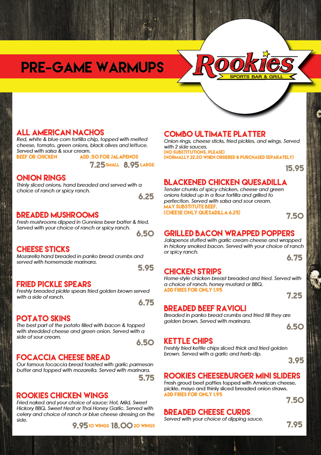 Menu Design by Raven Designs 2024 for this project | Design #4853372
