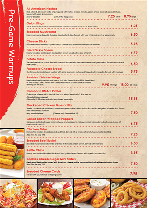 Menu Design by Raven Designs 2024 for this project | Design: #5053428