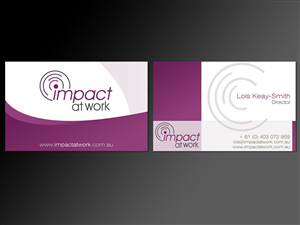 Business Card Design by Muahid for this project | Design: #1362431