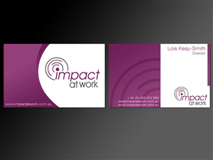 Business Card Design by Muahid for this project | Design: #1362439