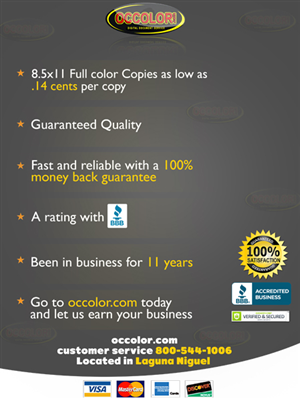 Flyer Design by James Sylvester for SpinnPrint | Design #229405