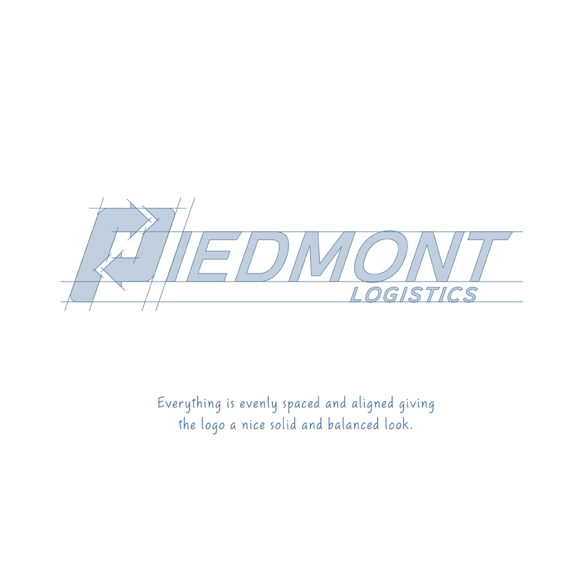 Logo Design by 5ive Star Creative for piedmont logistics | Design #4876805