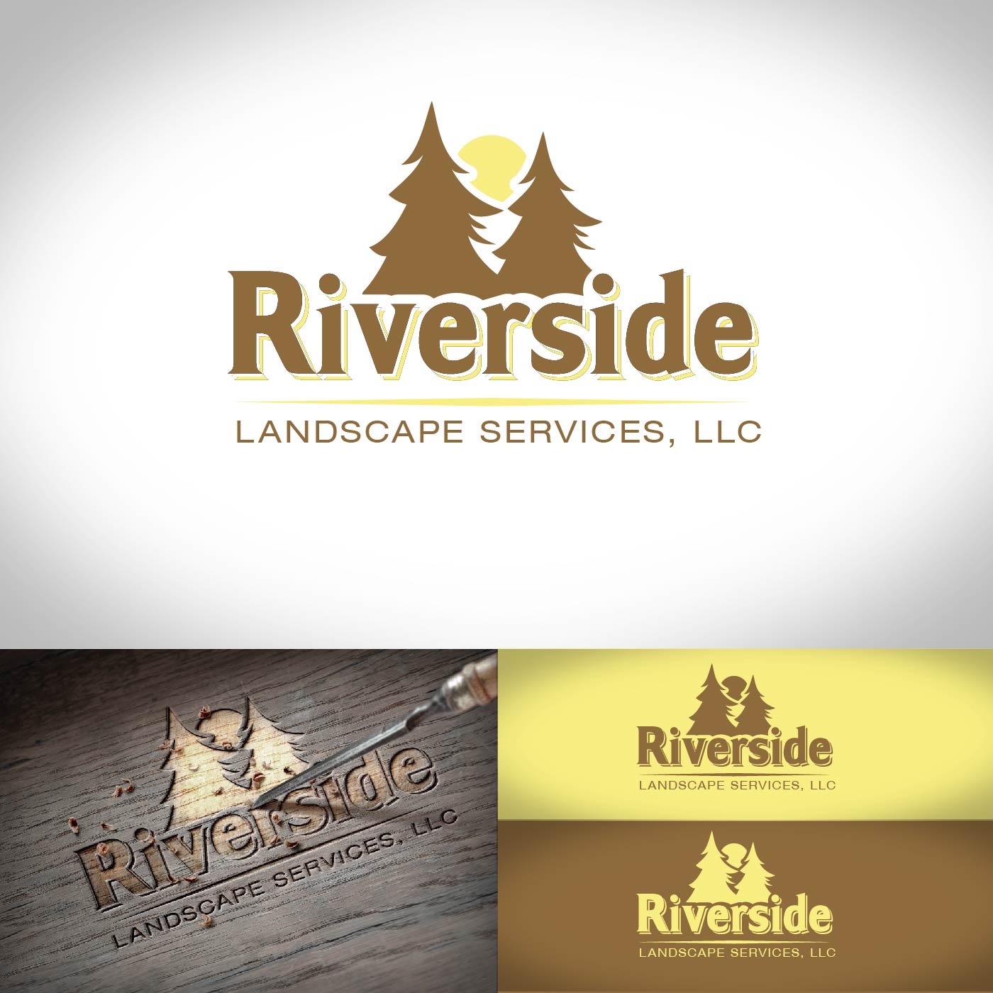 Logo Design by uniquetarget for Riverside Landscape Services LLC | Design #4821405