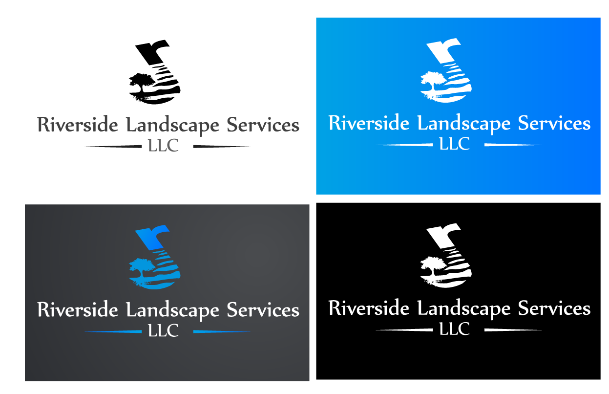 Diseño de Logo por AbhiMonster para Riverside Landscape Services LLC | Diseño #4826167