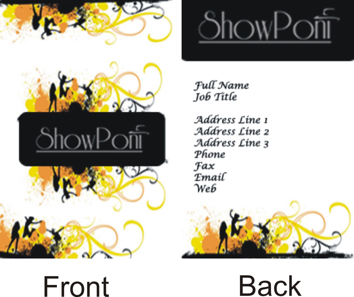Business Card Design by Laviz logo design studio for Show Poni | Design #6209