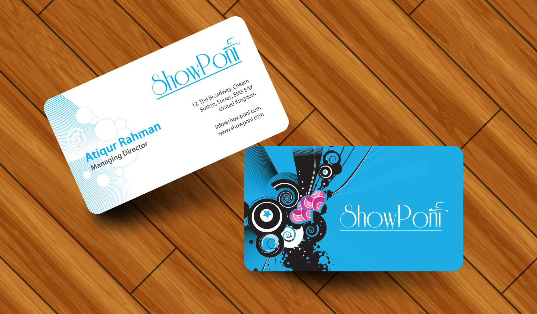 Business Card Design by Metrodesk for Show Poni | Design #6113