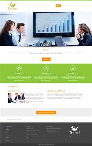 Web Design by Nightmist for Thrive Natural Health | Design #4811931