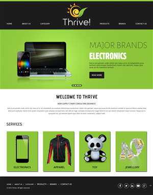 Web Design by pb for Thrive Natural Health | Design: #4802180