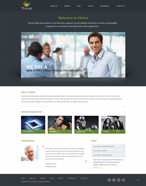Web Design by pb for Thrive Natural Health | Design: #4802183