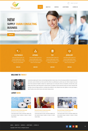 Web Design by pb for Thrive Natural Health | Design: #4802196
