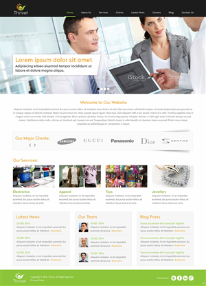 Web Design by pb for Thrive Natural Health | Design: #4810565