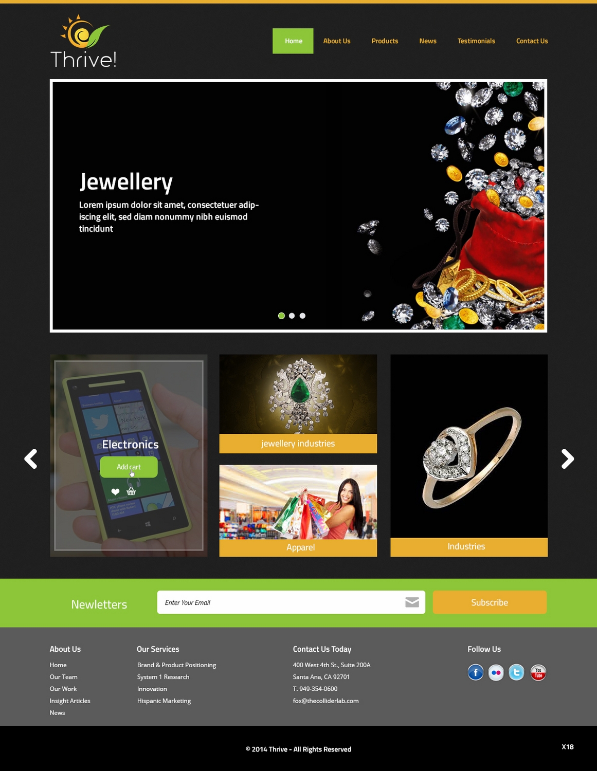 Web-Design von pb für Thrive Natural Health | Design #4810574