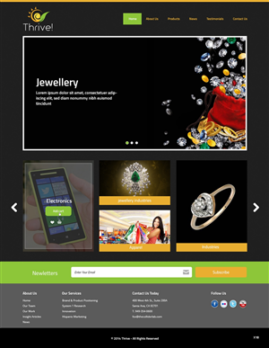 Web Design by pb for Thrive Natural Health | Design: #4810574