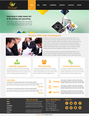 Web Design by rightway for Thrive Natural Health | Design: #4810785