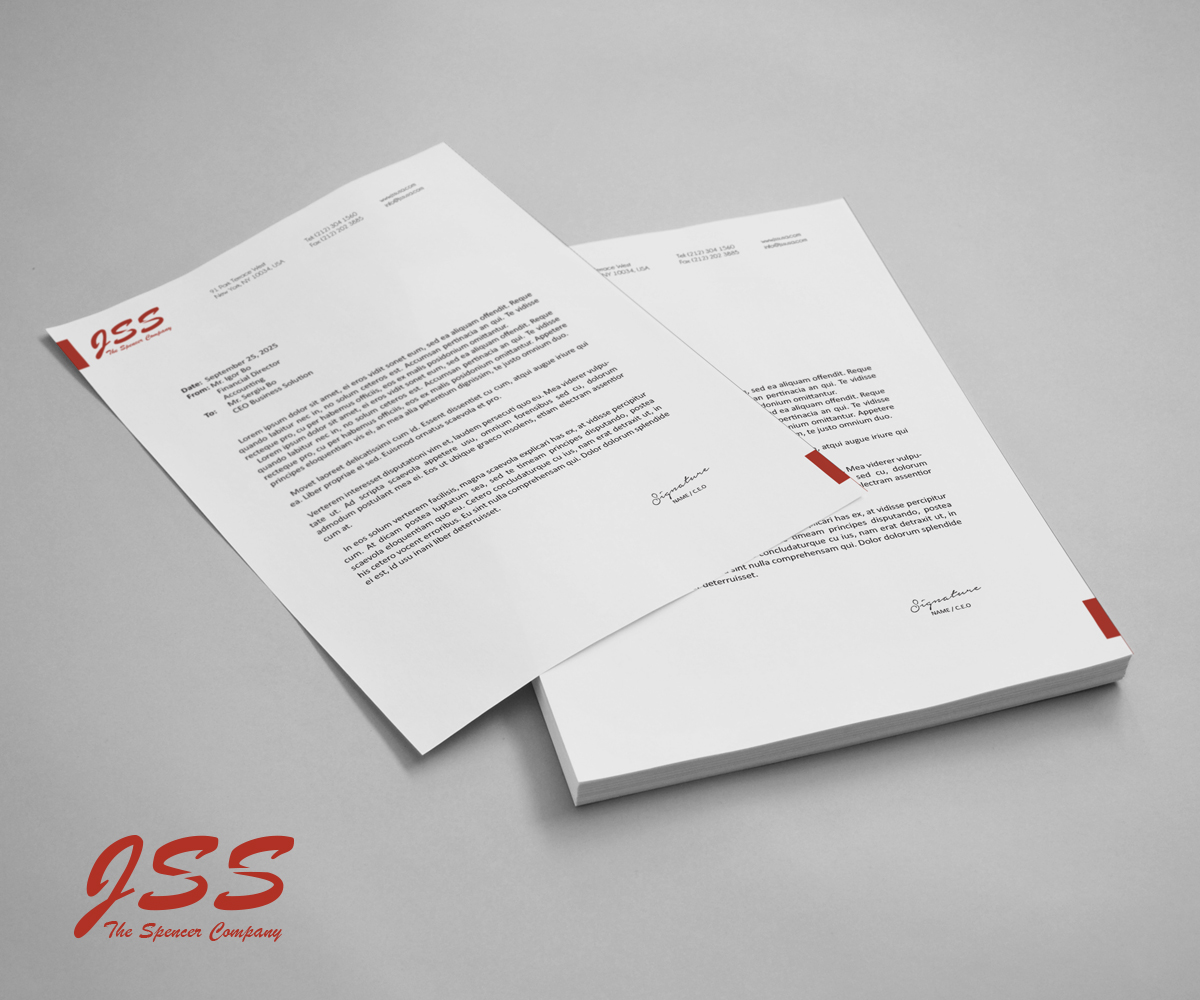 Letterhead Design by Creative Youngers for this project | Design #4821516