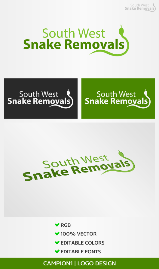 Logo Design by artsterdam for South West Snake Removals | Design #4842661