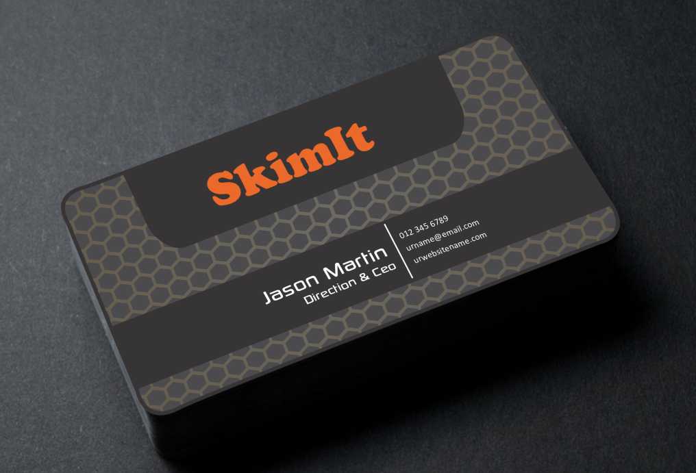 Business Card Design by AwsomeD for SKIMIT | Design #4802417