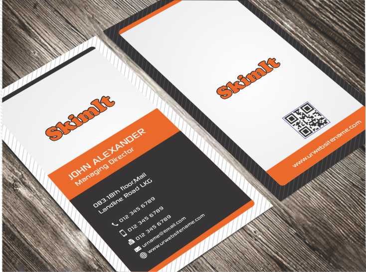 Business Card Design by AwsomeD for SKIMIT | Design #4802419