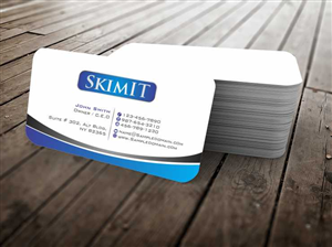 Diseño de Tarjeta de Presentación por szabist para SKIMIT | Diseño: #4808559