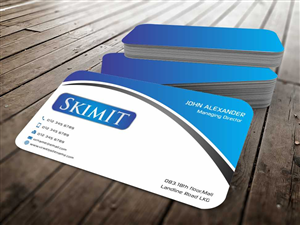 Diseño de Tarjeta de Presentación por szabist para SKIMIT | Diseño: #4808563