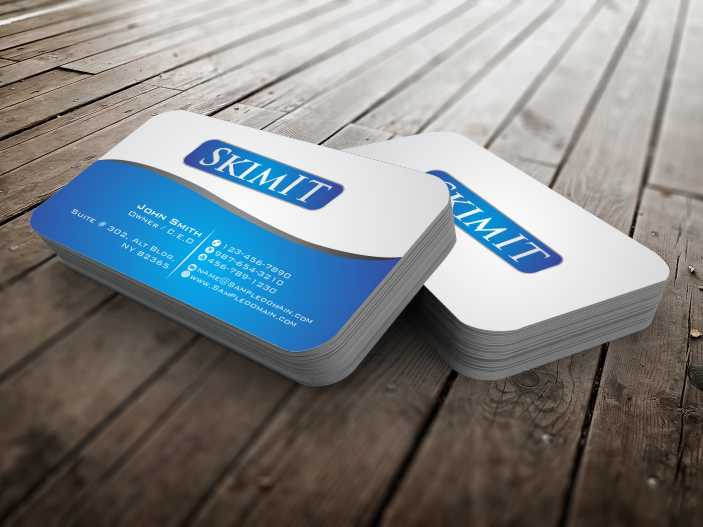 Business Card Design by szabist for SKIMIT | Design #4808570