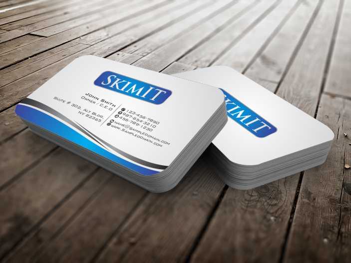 Business Card Design by szabist for SKIMIT | Design #4808575