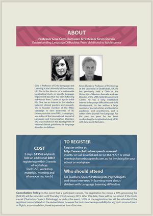 Flyer Design by prathish lal for Chatterbox Speech Pathology | Design: #4816744