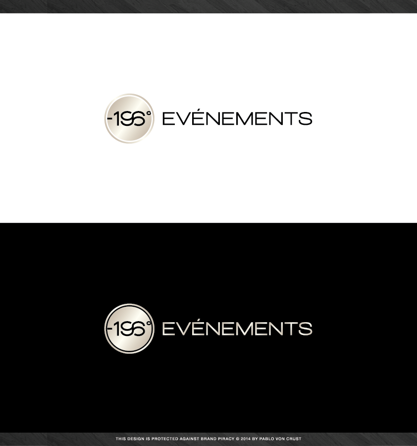 Logo Design by Pablo Von Crust for -196 Evenements | Design: #4825848