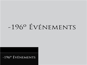 Logo Design by nicolca37 for -196 Evenements | Design #4802992