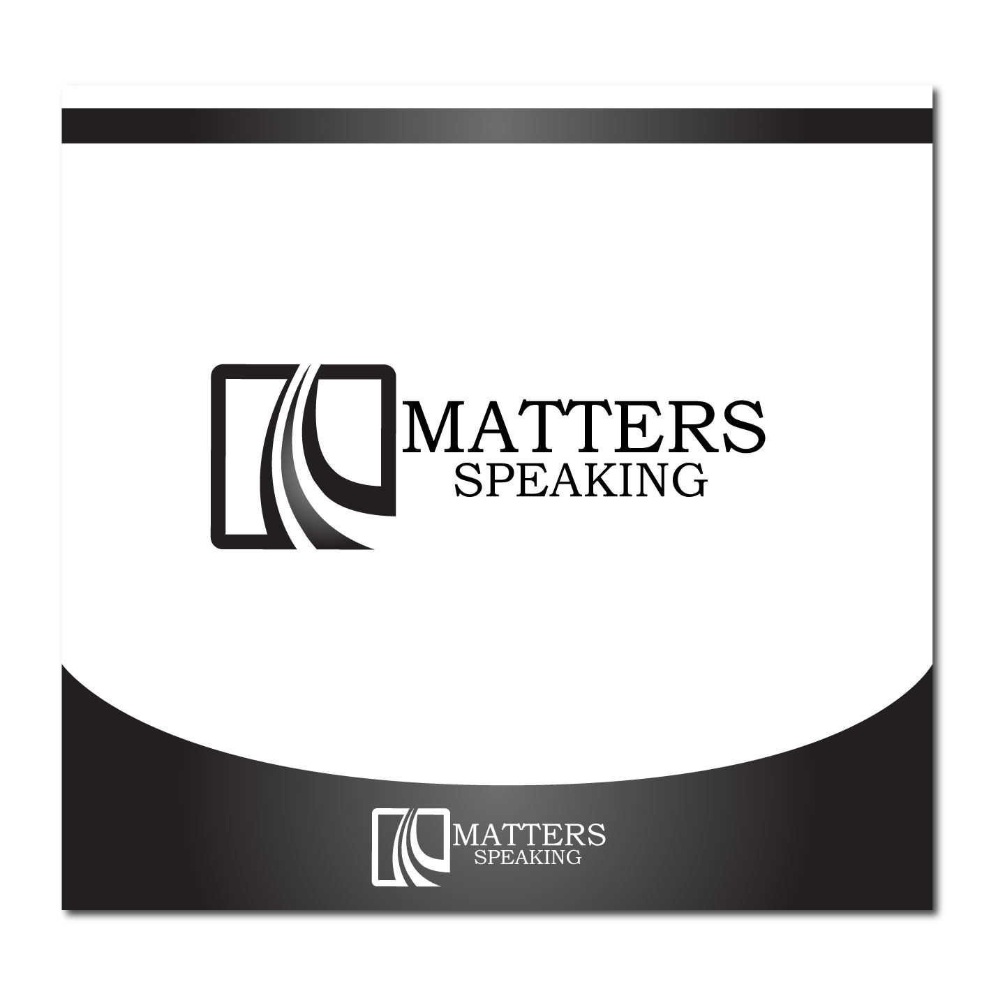 Logo Design by kentz for Matters Speaking | Design #1380825