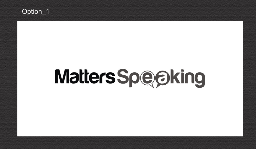 Logo Design by ESolz Technologies for Matters Speaking | Design #1359736