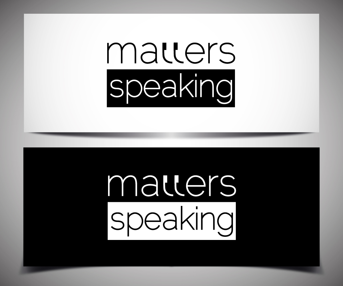 Logo Design by a...perfect...match for Matters Speaking | Design #1431446