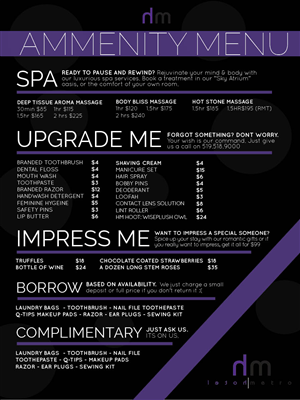Menu Design by JAGGER for this project | Design: #4813988
